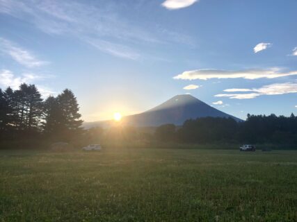 前撮りロケ地めぐりのついでに「富士」「ふもとっぱらキャンプ場」でソロキャンしてきました